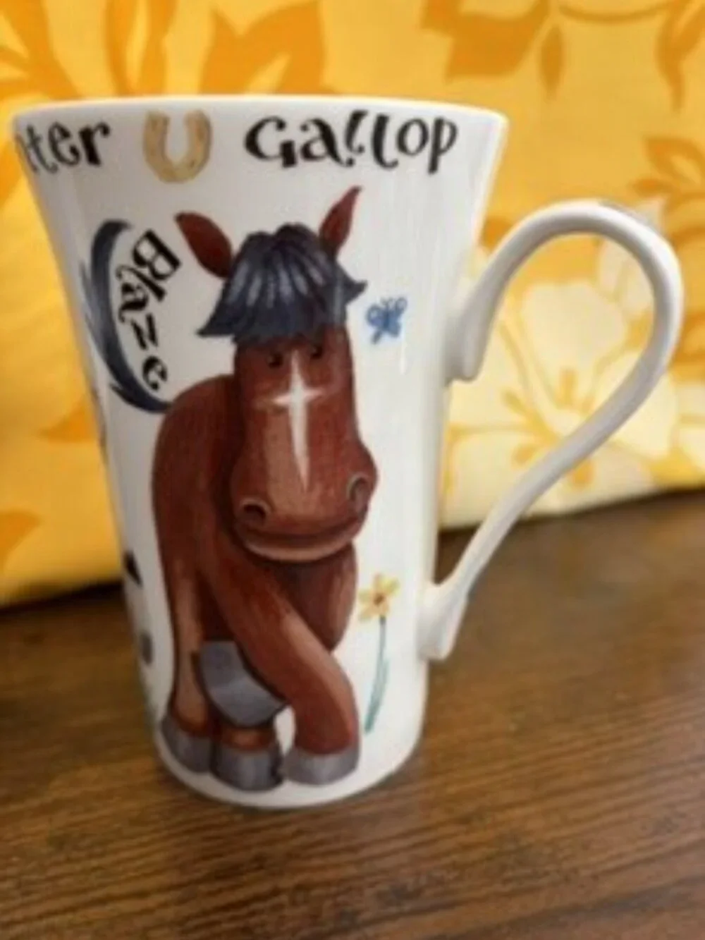Authentic Vintage Roy Kirkham Saddle Up Fine Bone china Mug